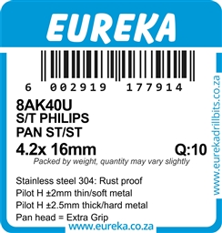 8AK40 - Self Tapper ST/ST -8AK40_label_T